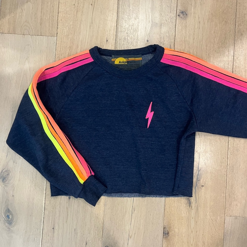 Aviator Nation Cropped Sweatshirt
